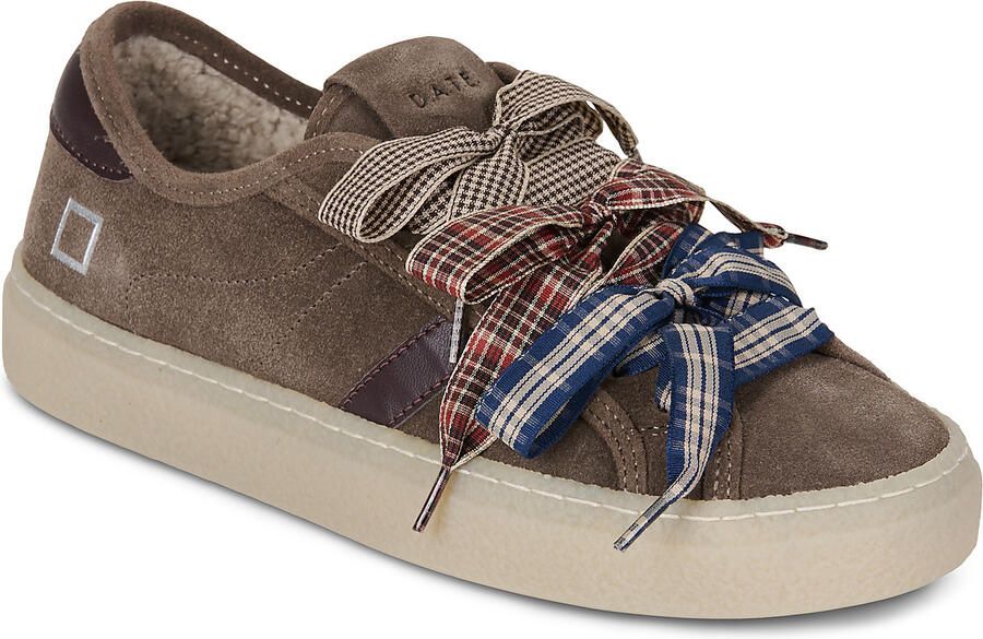 D.A.T.E. Lage Sneakers TENDER SUEDE TAUPE - Foto 6
