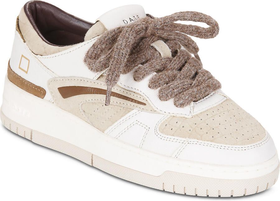 D.A.T.E. Lage Sneakers TORNEO COCCO BEIGE - Foto 6