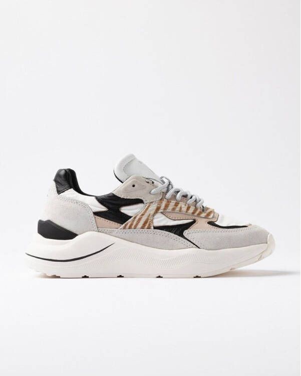 Date Lage Sneakers W431-FG-AN-WZ FUGA-ANIMALIER WHITE ZEBRA