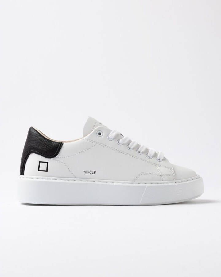 Date Lage Sneakers W431-SF-CA-WB SFERA CALF-WHITE BLACK