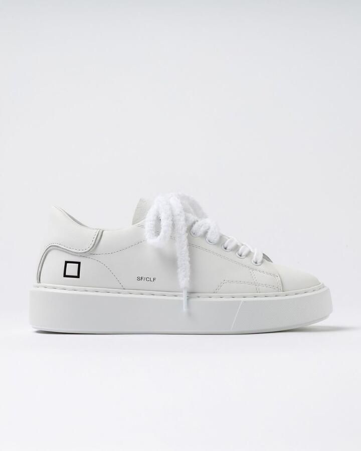 D.A.T.E. Lage Sneakers W441-SF-CA-WH SFERA CALF-WHITE - Foto 5