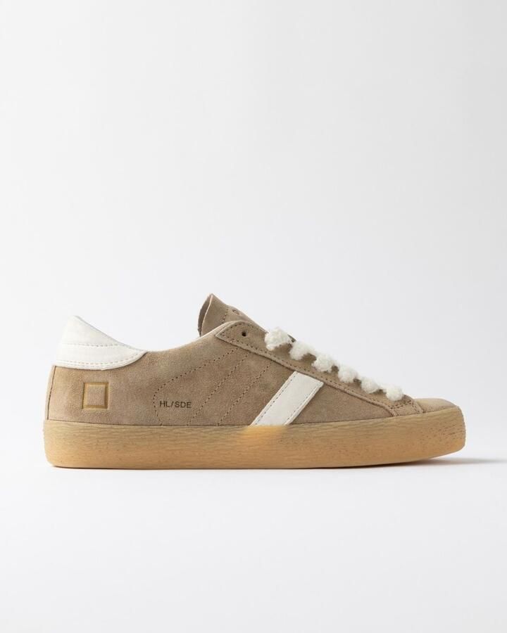 D.A.T.E. Lage Sneakers W451-HL-SD-CM HILL LOW SUEDE-CAMEL - Foto 5