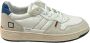 D.a.t.e. Witte Sneakers met Details van Leerachtig Suède White Heren - Thumbnail 2