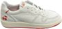 D.a.t.e. Kersen Leren Sneakers Ronde Neus White Dames - Thumbnail 2