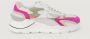 D.a.t.e. Witte leren sneaker met fuchsia details Multicolor Dames - Thumbnail 3
