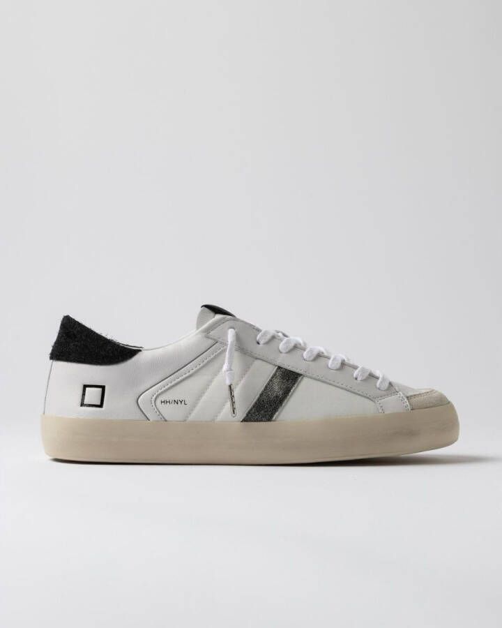 Date Sneakers M421-HF-NY-WB HILL LOW HALF NYLON-WHITE BLACK