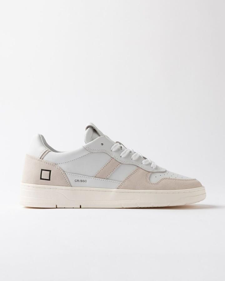 D.A.T.E. Sneakers M451-C2-BA-HB COURT 2.0 BASIC-WHITE BEIGE