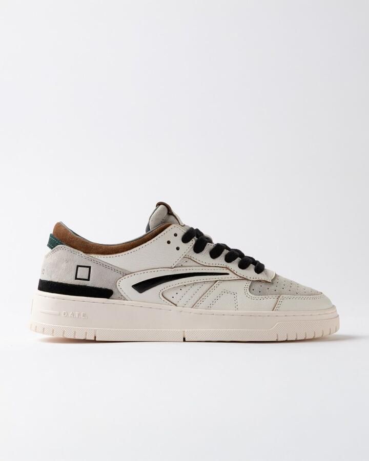 D.A.T.E. Sneakers M451-TO-CO-WI TORNEO COLORED-WHITE CUOIO - Foto 8