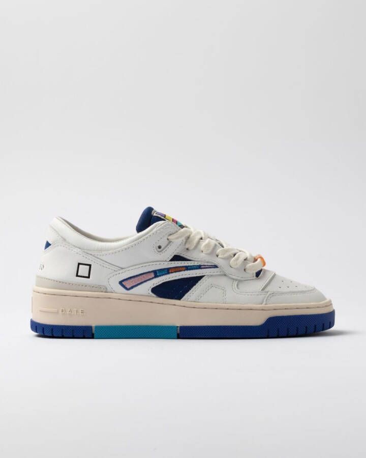 Date Sneakers W421-T8-CO-WE-WE TORNEO 80-WHITE-BLUETTE