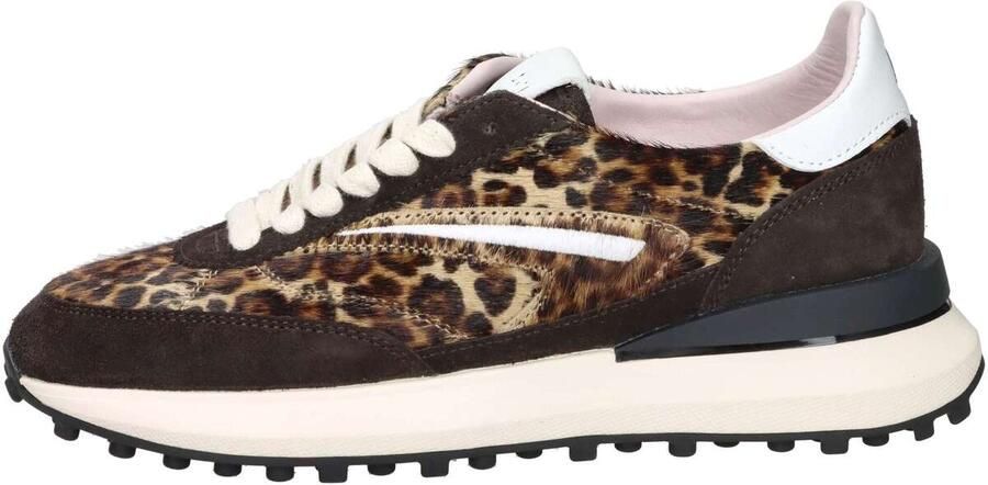 D.A.T.E Lage Sneakers Dames Athleta Maat: 39 Materiaal: Ponyhair Kleur: Bruin - Foto 2