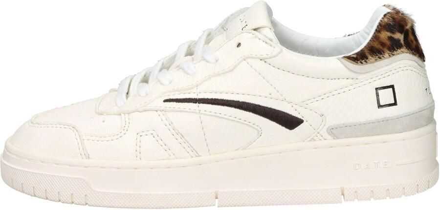 D.a.t.e. Wit-Luipaard Pop Zuivere Toernooi Sneakers - Foto 2