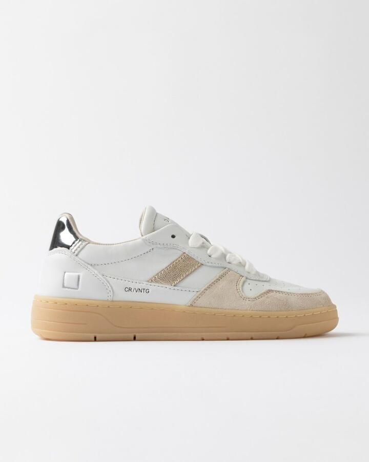 D.A.T.E. Sneakers W451-C2-VN-WH COURT 2.0 VINTAGE-WHITE - Foto 5