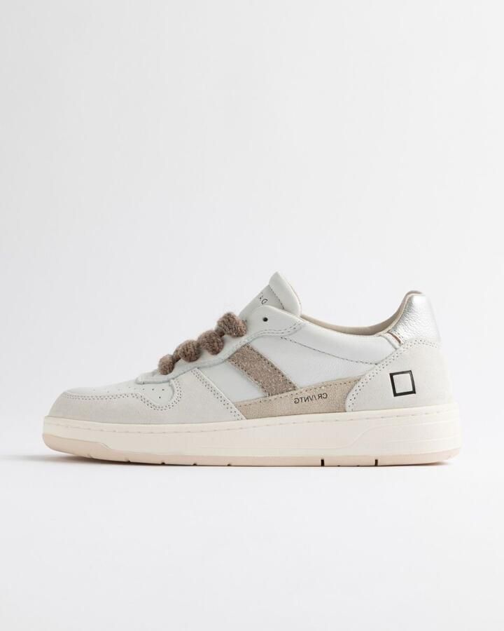 D.A.T.E. Sneakers W451-C2-VN-WS COURT 2.0 VINTAGE-WHITE SILVER - Foto 4