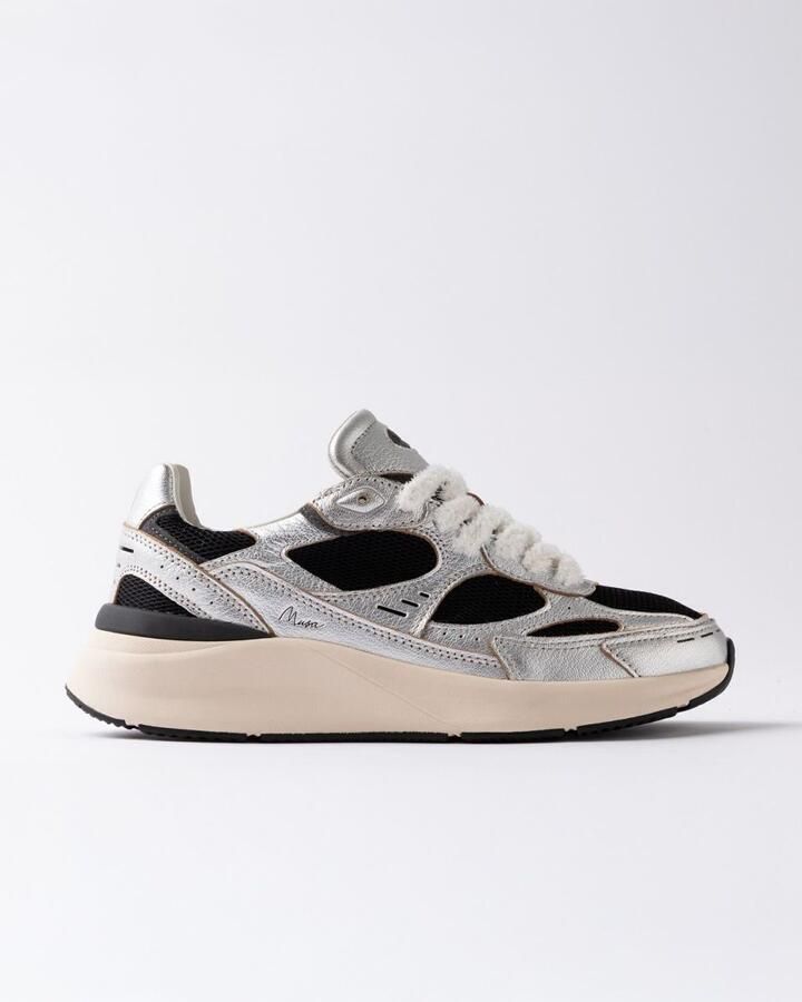 D.A.T.E. Sneakers W451-MS-LM-BK MUSA LAMINATED-BLACK - Foto 6