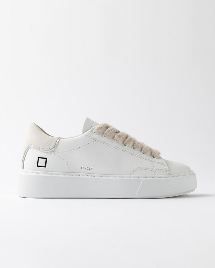 D.A.T.E. Sneakers W451-SF-CA-WH SFERA CALF-WHITE