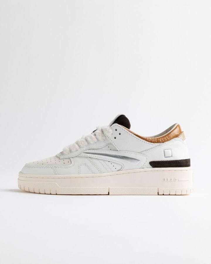 D.A.T.E. Sneakers W451-TO-CO-WI TORNEO COLORED-WHITE CUOIO - Foto 5