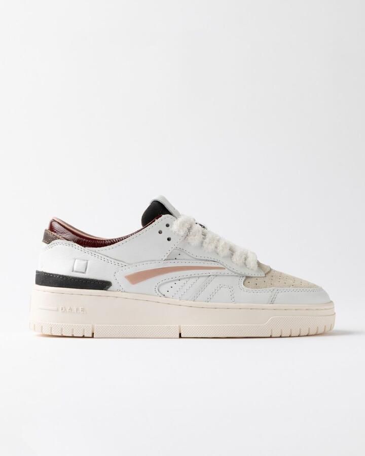 D.A.T.E. Sneakers W451-TO-CO-WX TORNEO COLORED-WHITE BORDEAUX - Foto 6