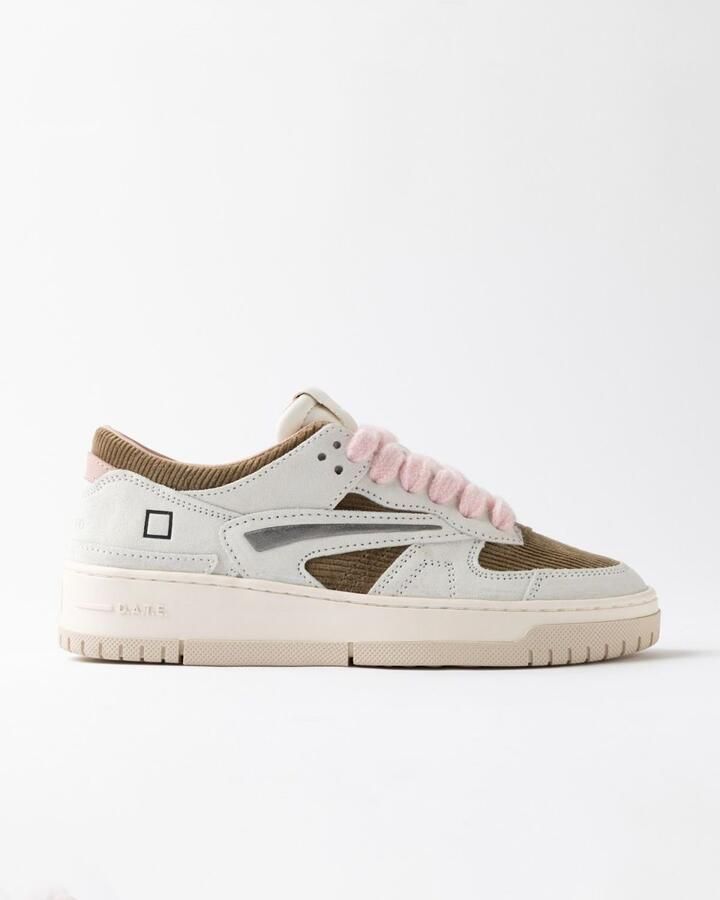 D.A.T.E. Sneakers W451-TO-PO-VA TORNEO POP-VELVET ARMY - Foto 6