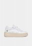 D.a.t.e. Witte Leren Sneakers voor Vrouwen White Dames - Thumbnail 3