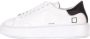 D.a.t.e. Witte Leren Sneakers met Zwarte Hieleninzet White Dames - Thumbnail 2