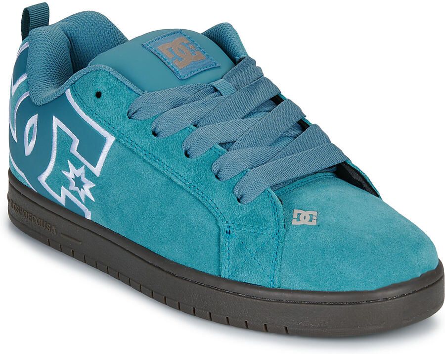 DC Shoes Court Graffik Sneakers Heren Teal Suède
