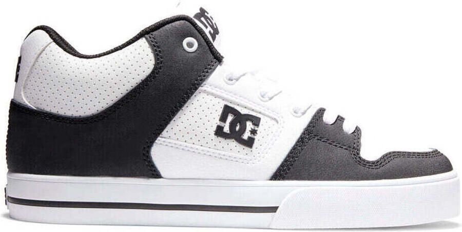 DC Shoes Lage Sneakers Pure Mid Adys400082 White Black White (Wbi)
