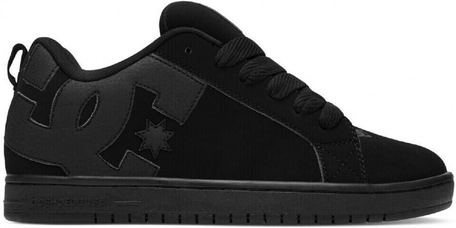 DC Shoes Court Graffik Sneakers Heren Zwart Suède