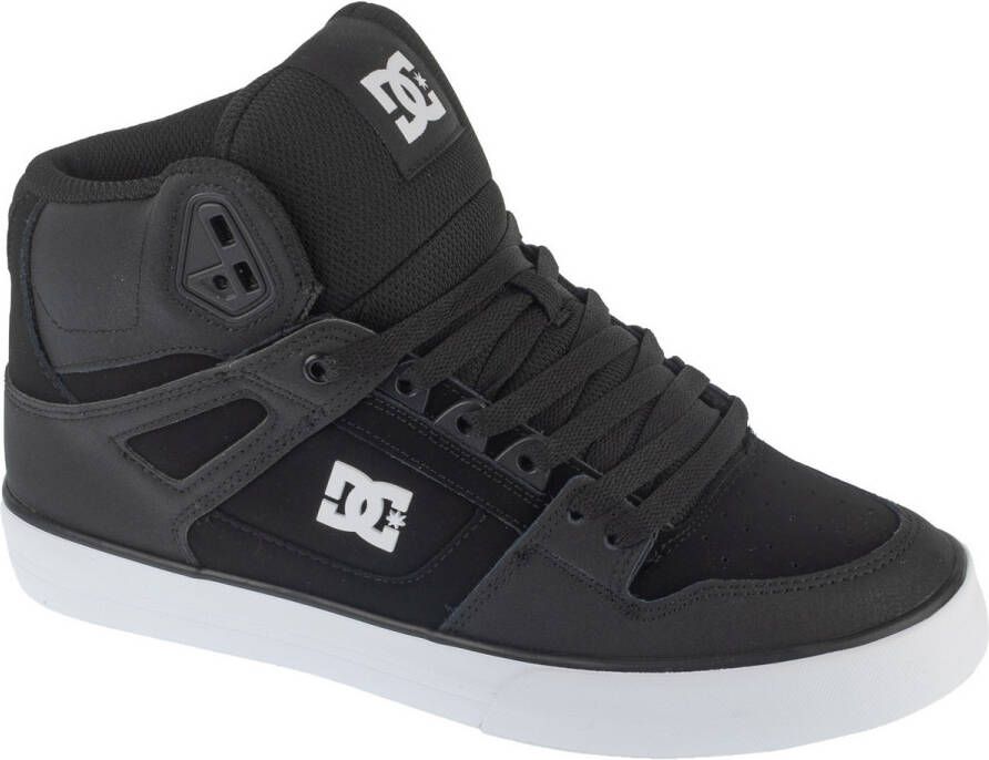 DC Pure High-Top Wc Mannen Zwart Sneakers
