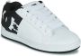 DC Shoes Leren Sneakers met Mesh Tong White Heren - Thumbnail 3