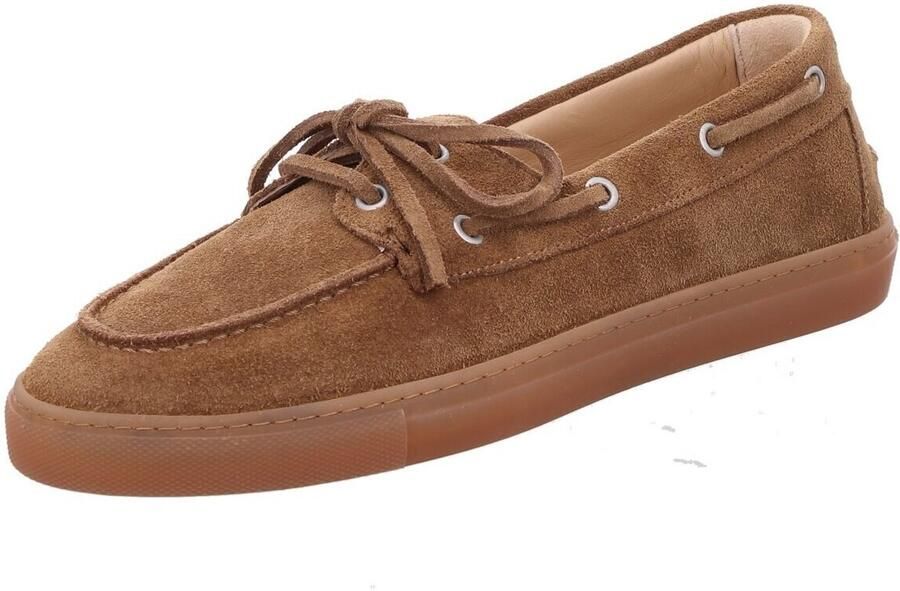 Copenhagen Shoes Suède Loafers met Stijlvolle Vetersluiting - Foto 4