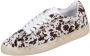 Copenhagen Studios dames sneaker Rivox koeienhuid beige bruin - Thumbnail 4