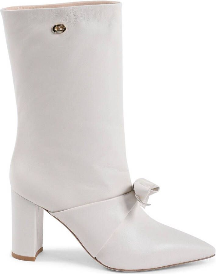 Dee Ocleppo Laarzen Leren laarsjesModel Strik Detail