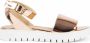 Dee Ocleppo Sandalen metallic rosegouden plateausandaal met gesp - Thumbnail 2