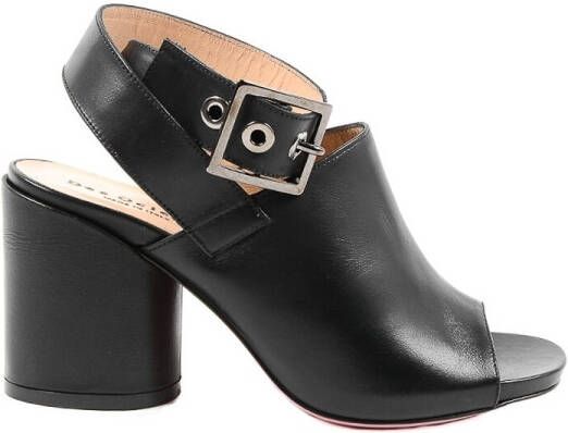 Dee Ocleppo Sandalen Gesp Sandaal Zwart Leer