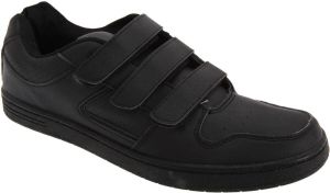 Dek Heren Charing Cross Touch Fastening Trainers (Zwart)