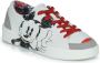 Desigual Mickey Mouse sneakers wit rood - Thumbnail 3
