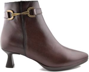 Desiree Enkellaarzen Botines marrones de Piel de tacón by