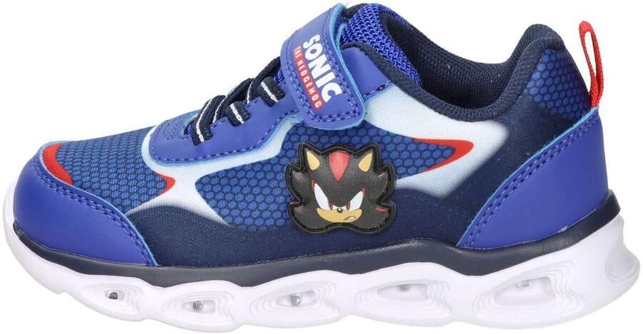 Leomil Sonic Schoenen voor jongens met lichtjes Sneakers voor kinderen met klittenband Lichtgevende kindersneaker Blauw - Foto 2
