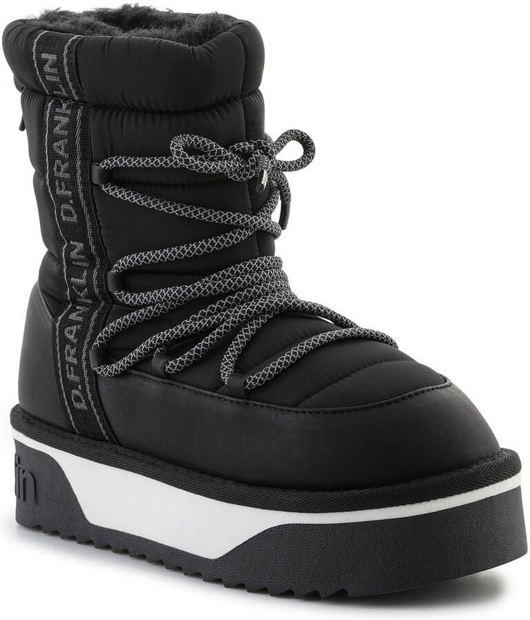 D.Franklin Enkellaarzen BOOTS Nordic V.2 Bomb negro