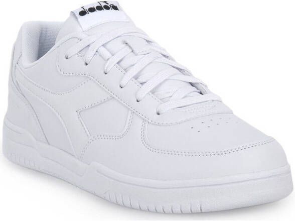 Diadora Witte Veterschoenen met Slip-on Detail White Dames - Foto 6