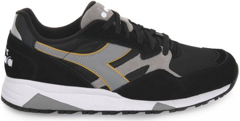 Diadora Zwarte Leren Lace-Up Sportieve Sneakers Multicolor Dames - Foto 2