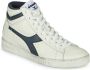 Retro Sneaker Game High Waxed Hoge sneakers Leren Sneaker Groen - Thumbnail 5