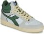 Diadora Stijlvolle Herensneakers met Groene Suède Accenten White - Thumbnail 4