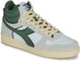 Diadora Stijlvolle Herensneakers met Groene Suède Accenten White Heren - Thumbnail 4