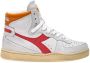 Diadora Dames Mi Basket Used Wit Oranje White Dames - Thumbnail 3
