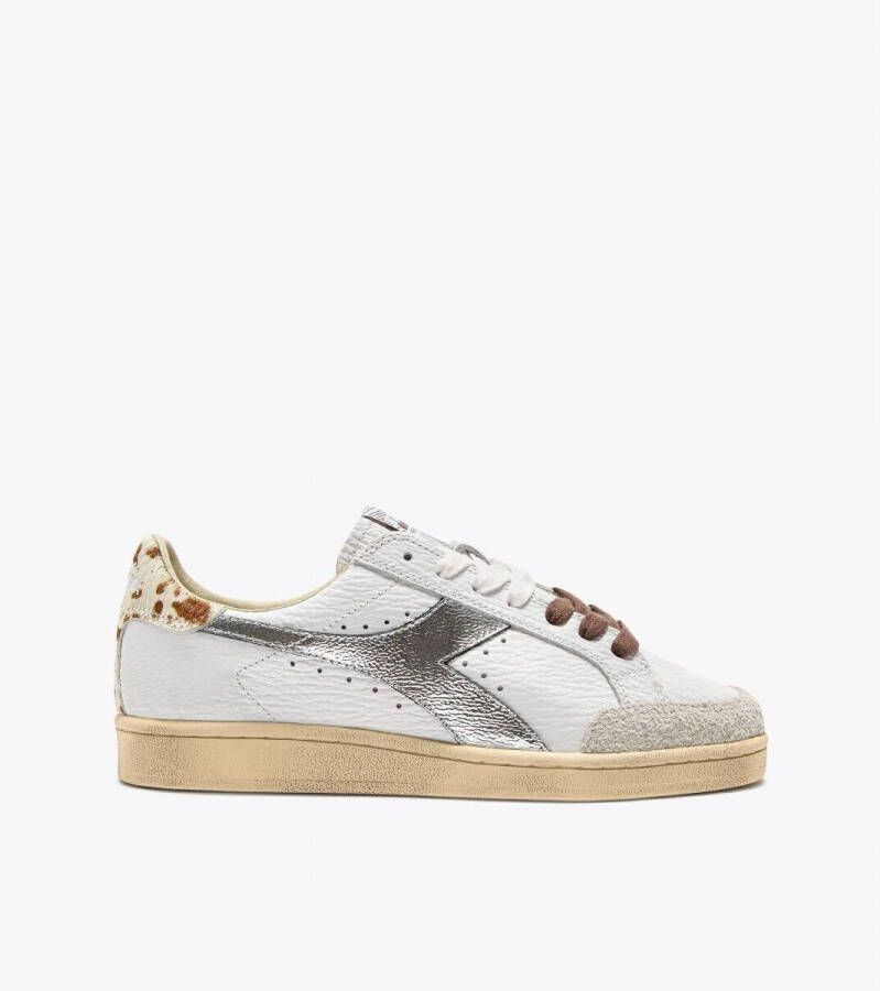 Diadora Lage Sneakers 201.182639 PRESTIGE SAFARI WN-BIANCO
