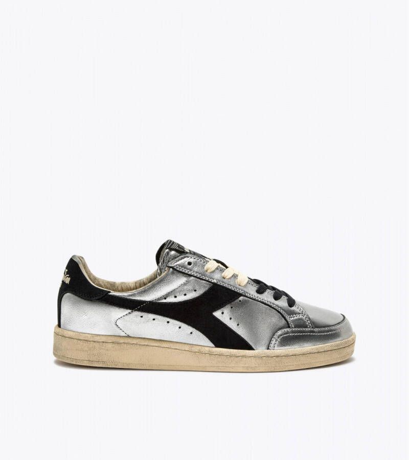 Diadora Lage Sneakers PRESTIGE 80 201.18227 METAL USED-90002 ARGENTO