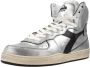 DIADORA Hoge Sneakers Dames Mi Basket Used Z Maat: 36 Materiaal: Leer Kleur: Zilver - Thumbnail 5