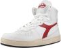 Diadora Heritage Mi Basket Used White Garnet Sneakers hoge-sneakers - Thumbnail 4