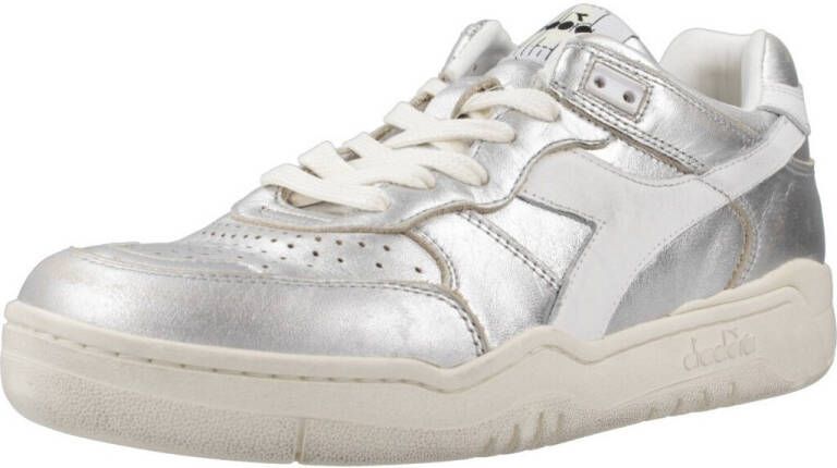 DIADORA HERITAGE Lage Sneakers Dames B.560 Metal Wn Maat: 36 Materiaal: Leer Kleur: Zilver